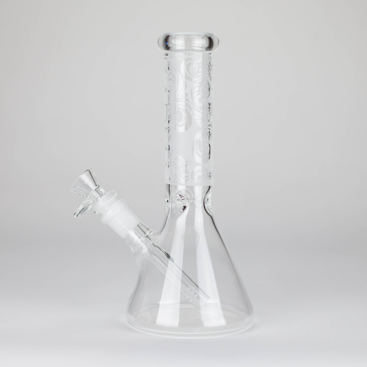 Karma | 9" Beaker Sandblasted Glass Bong Glass Bong Maq Distributors