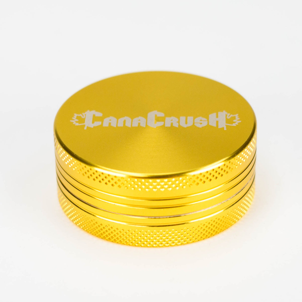 CanaCrush | 2" 2 Piece Grinder Regular Grinder Maq Distributors Gold