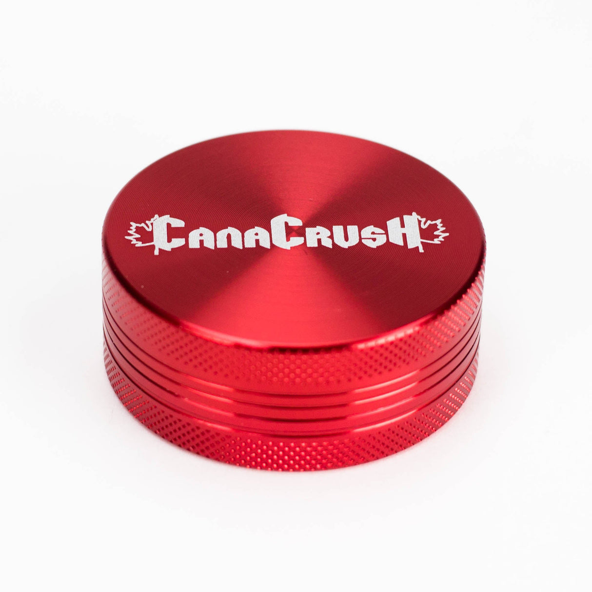 CanaCrush | 2" 2 Piece Grinder Regular Grinder Maq Distributors Red