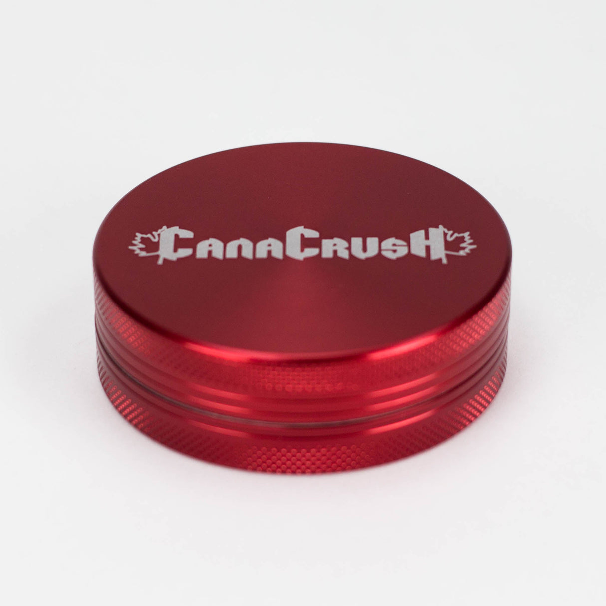 CanaCrush | 2.5" 2 Piece Grinder Regular Grinder Maq Distributors Red
