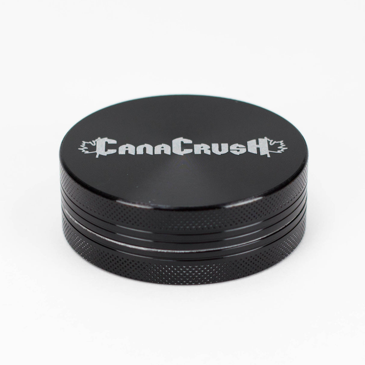 CanaCrush | 2.5" 2 Piece Grinder Regular Grinder Maq Distributors Black