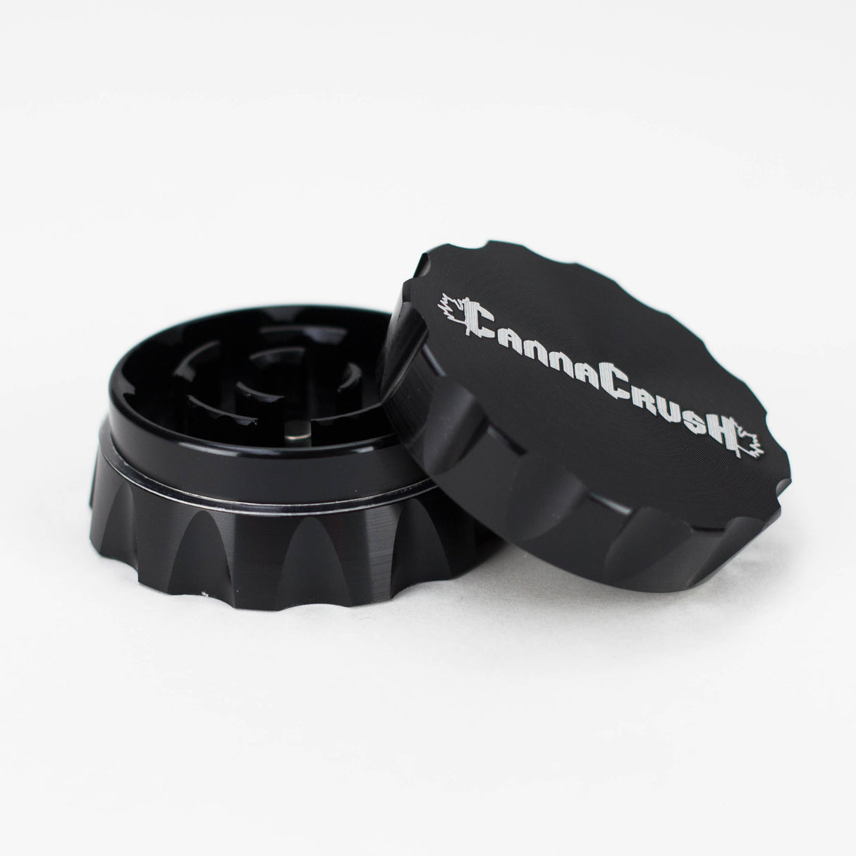 CanaCrush | Grooved 2" 2-Piece Grinder Regular Grinder Maq Distributors