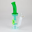 Dabware | Silicone Bubbler Platinum 10" Double Perc (Green) Resin · Silicone · Plastic Bong Maq Distributors Green