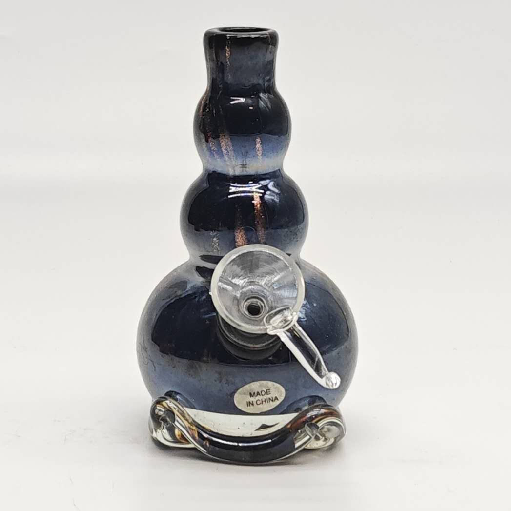 5 " Soft Glass Assorted Colors Glass Bong Super Supplys Inc Black