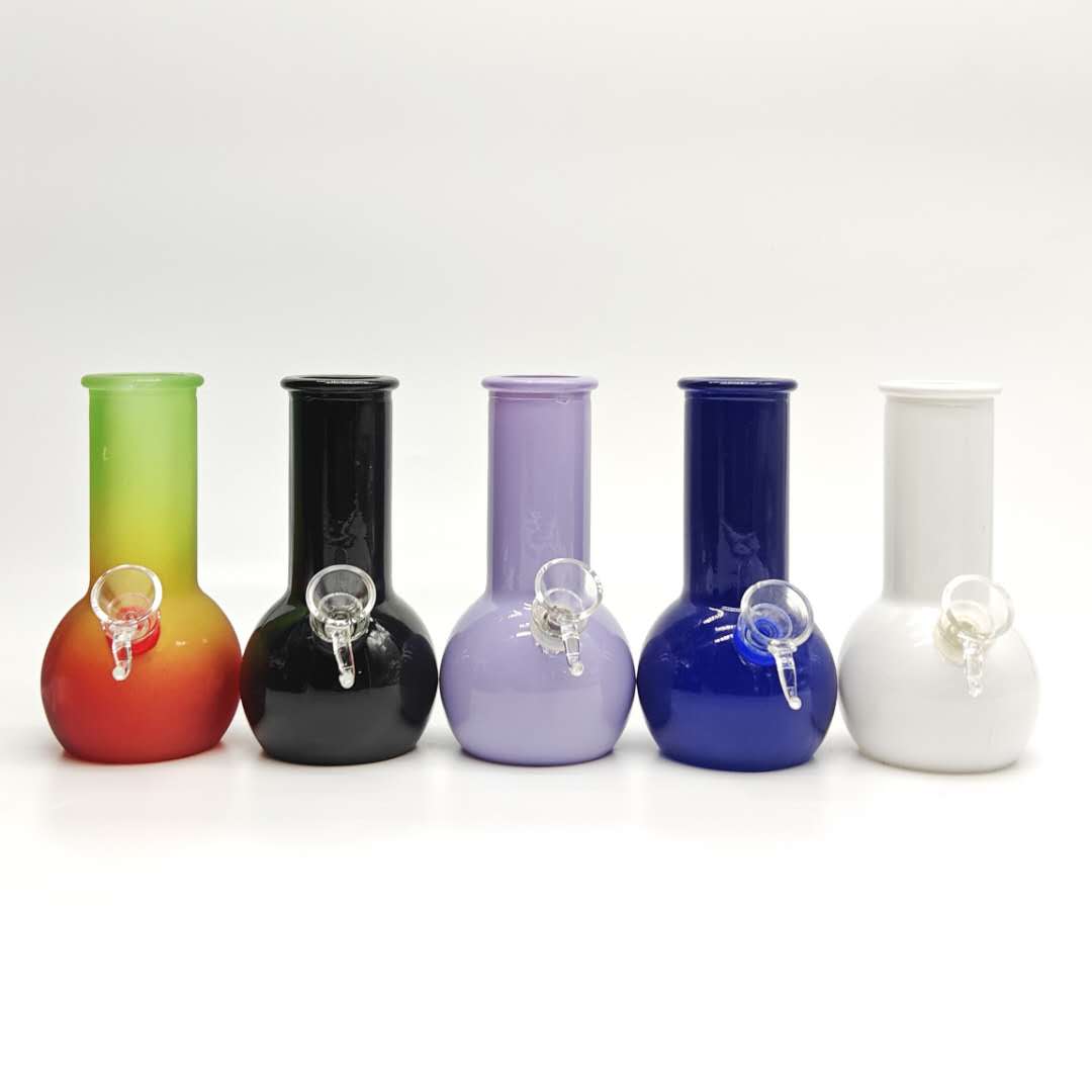 6 " Soft Glass Assorted Colors Glass Bong Super Supplys Inc