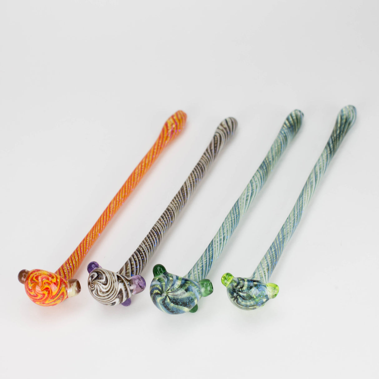 Shine Glassworks | Footlong Dichro Vackstack Hash Pipe - Made in Canada Glass Pipe Smoking Cat Distribution