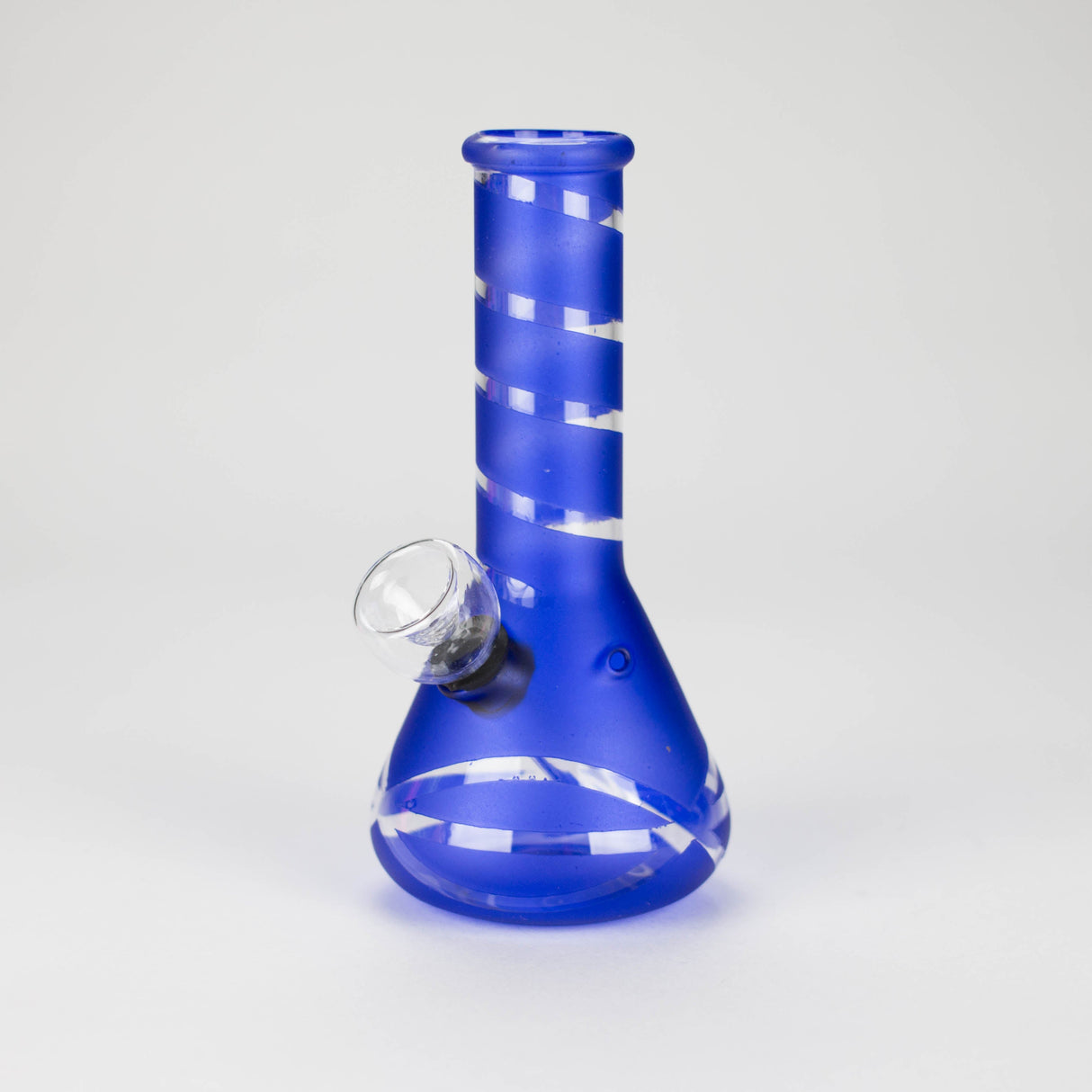 6" PGB Water Pipe Glass Bong JJ Distribution Blue