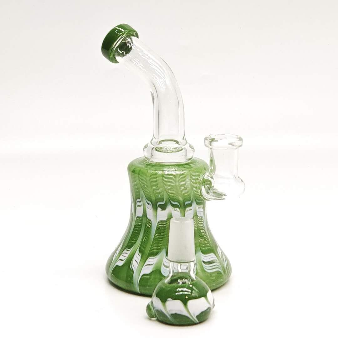 6" Wig-Wag Glass Water Bong Glass Rig Super Supplys Inc