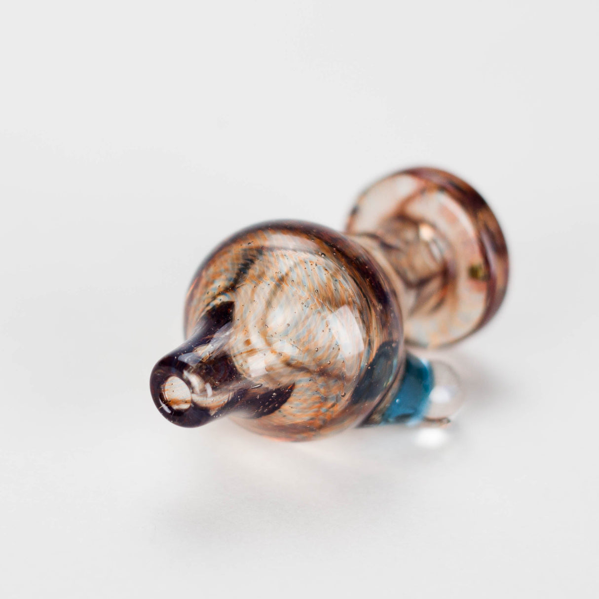 Shine Glassworks | Latticino Bubble Carb Cap - Made in Canada Cap · Dabber · Insert · Clip · Nail Smoking Cat Distribution