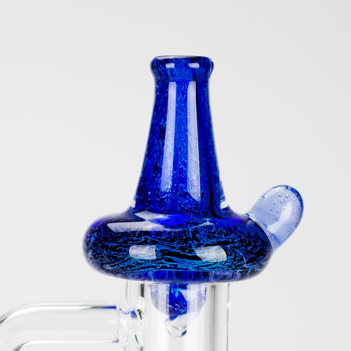 Shine Glassworks | Dichro Directional Carb Cap - Made in Canada Cap · Dabber · Insert · Clip · Nail Smoking Cat Distribution Dark Blue