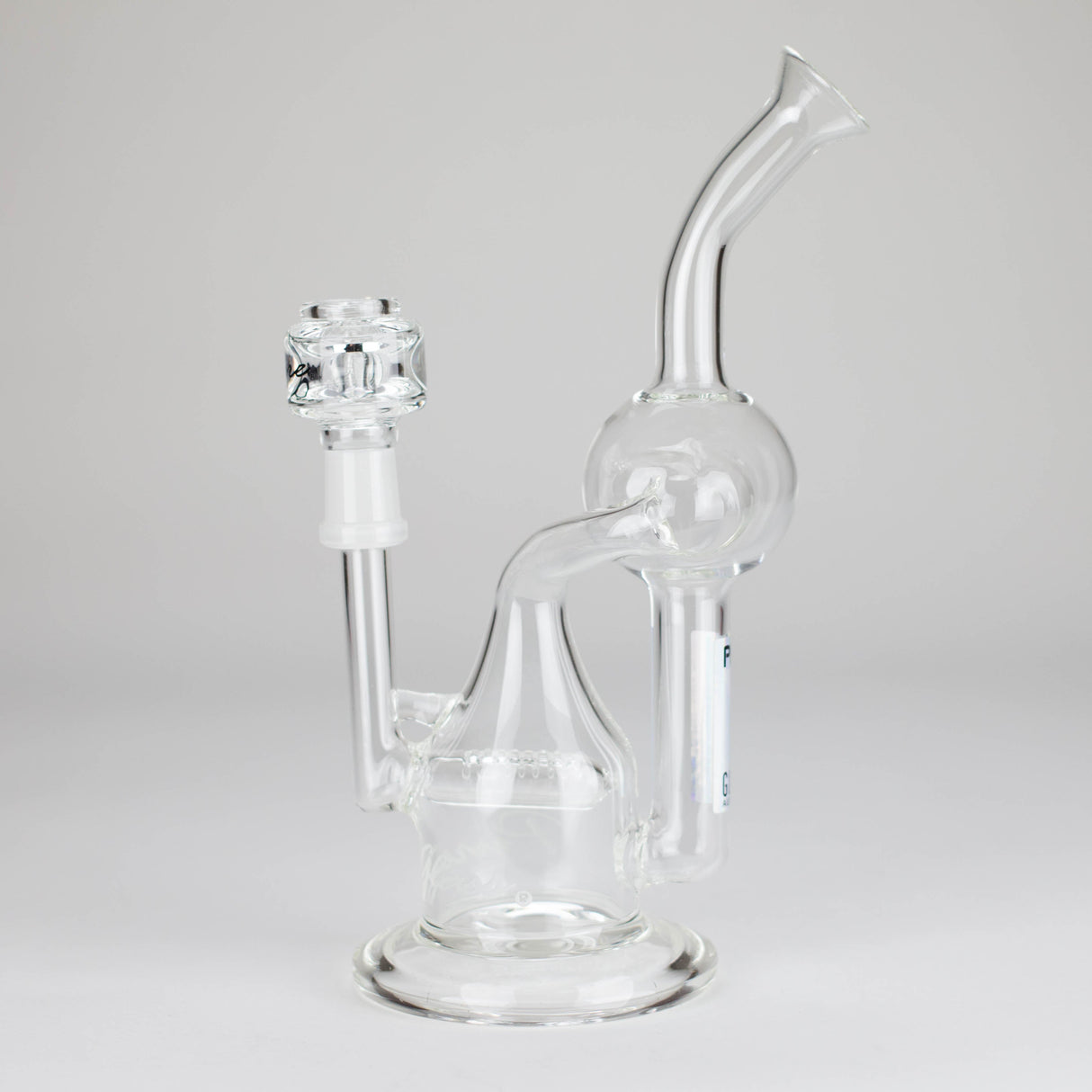 Pure Glass | 8" Infinity Recycler 2 - Flower and Dab Glass Rig PINNACLE DISTRIBUTORS INC.
