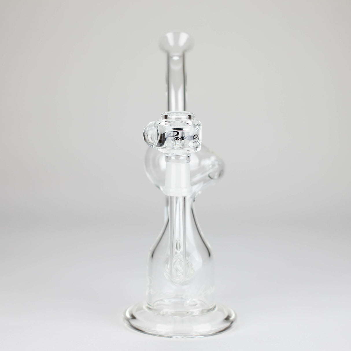 Pure Glass | 8" Infinity Recycler 2 - Flower and Dab Glass Rig PINNACLE DISTRIBUTORS INC.