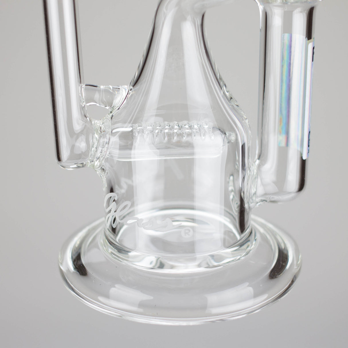 Pure Glass | 8" Infinity Recycler 2 - Flower and Dab Glass Rig PINNACLE DISTRIBUTORS INC.