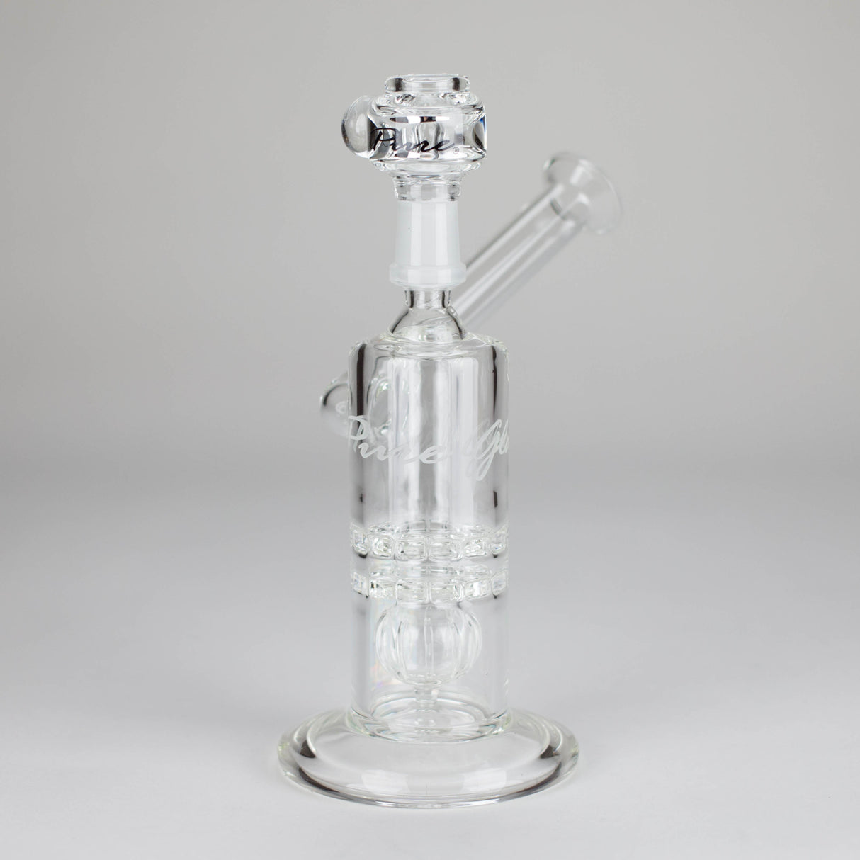 Pure Glass | 7" Mini Torus - Male 14mm Glass Rig PINNACLE DISTRIBUTORS INC.