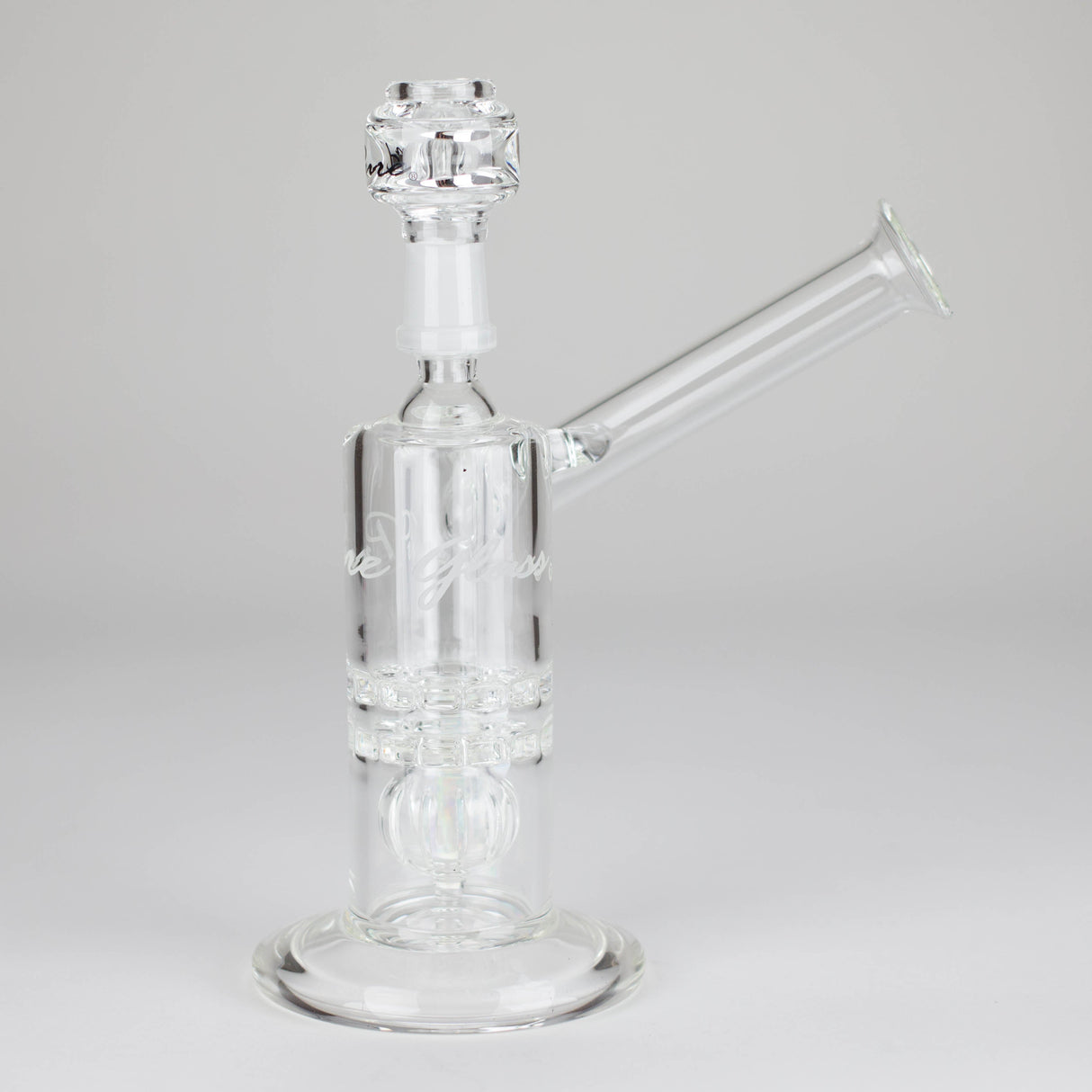 Pure Glass | 7" Mini Torus - Male 14mm Glass Rig PINNACLE DISTRIBUTORS INC.
