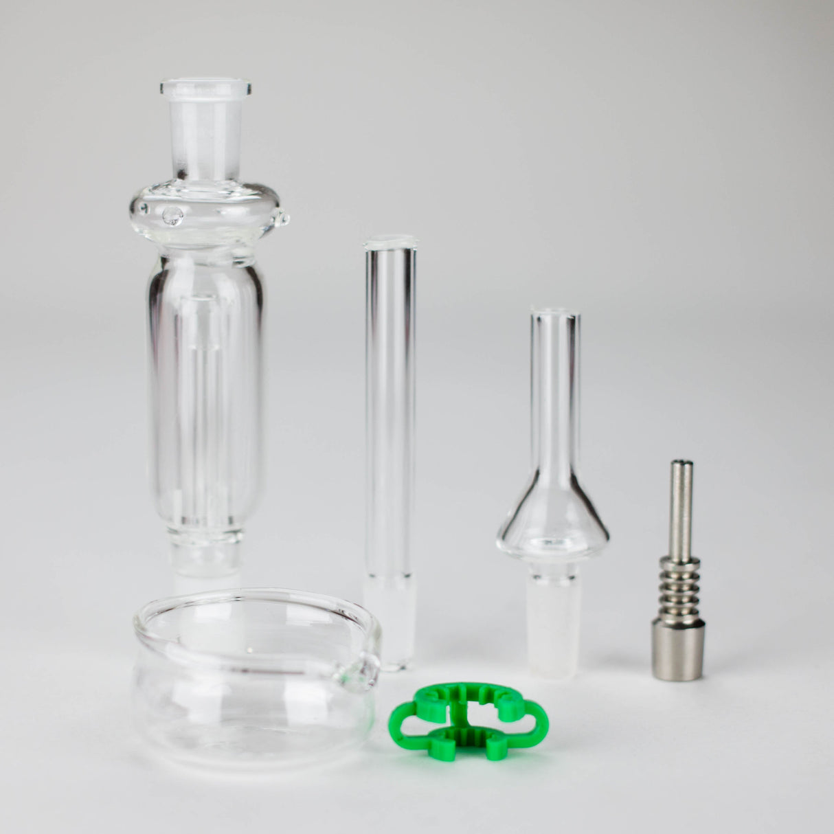 6" 10mm Nectar Collector Set + Dish Nectar Collector PINNACLE DISTRIBUTORS INC.