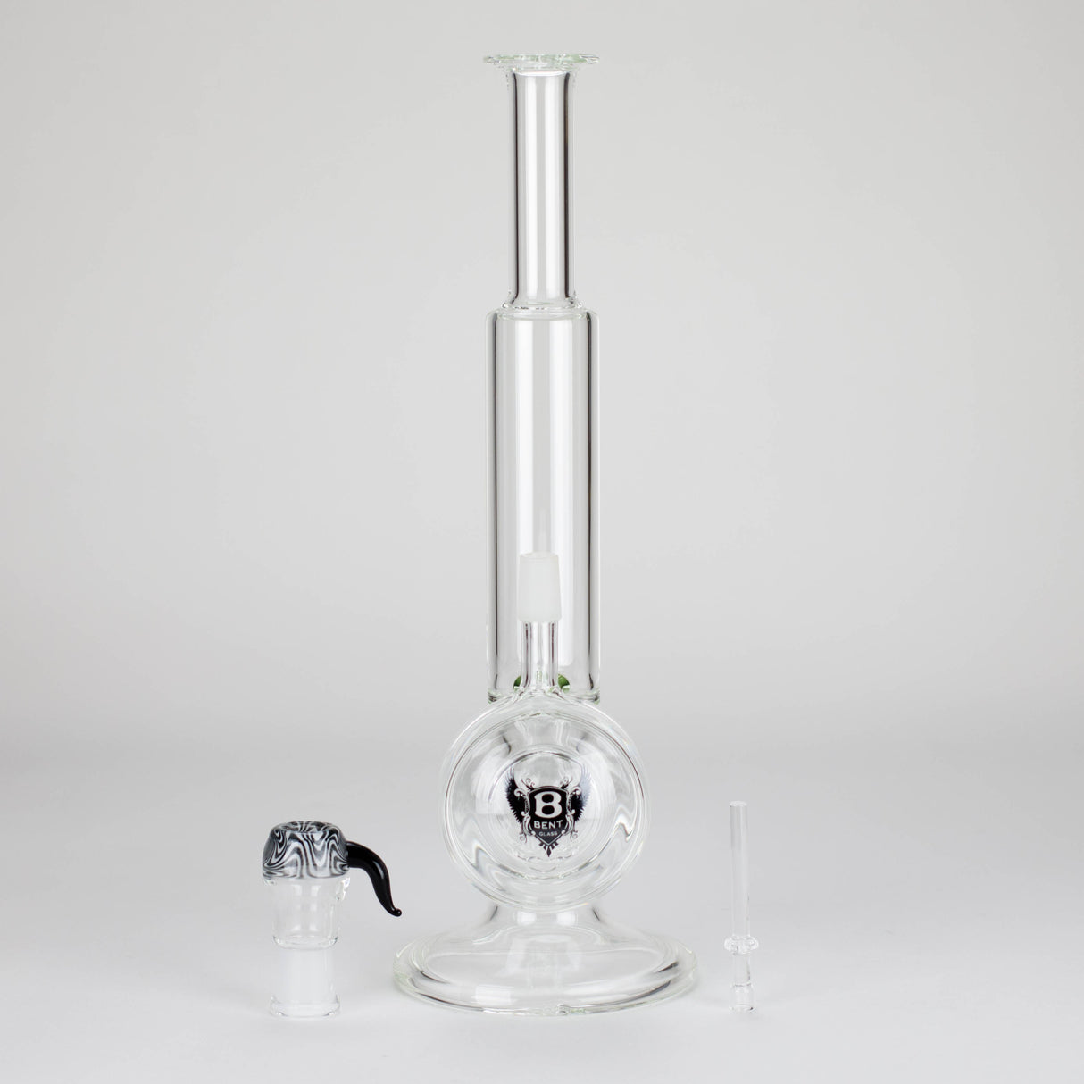 Bent Glass | B19 Orion - 12" Vertical Ring Dab Rig Glass Rig PINNACLE DISTRIBUTORS INC.