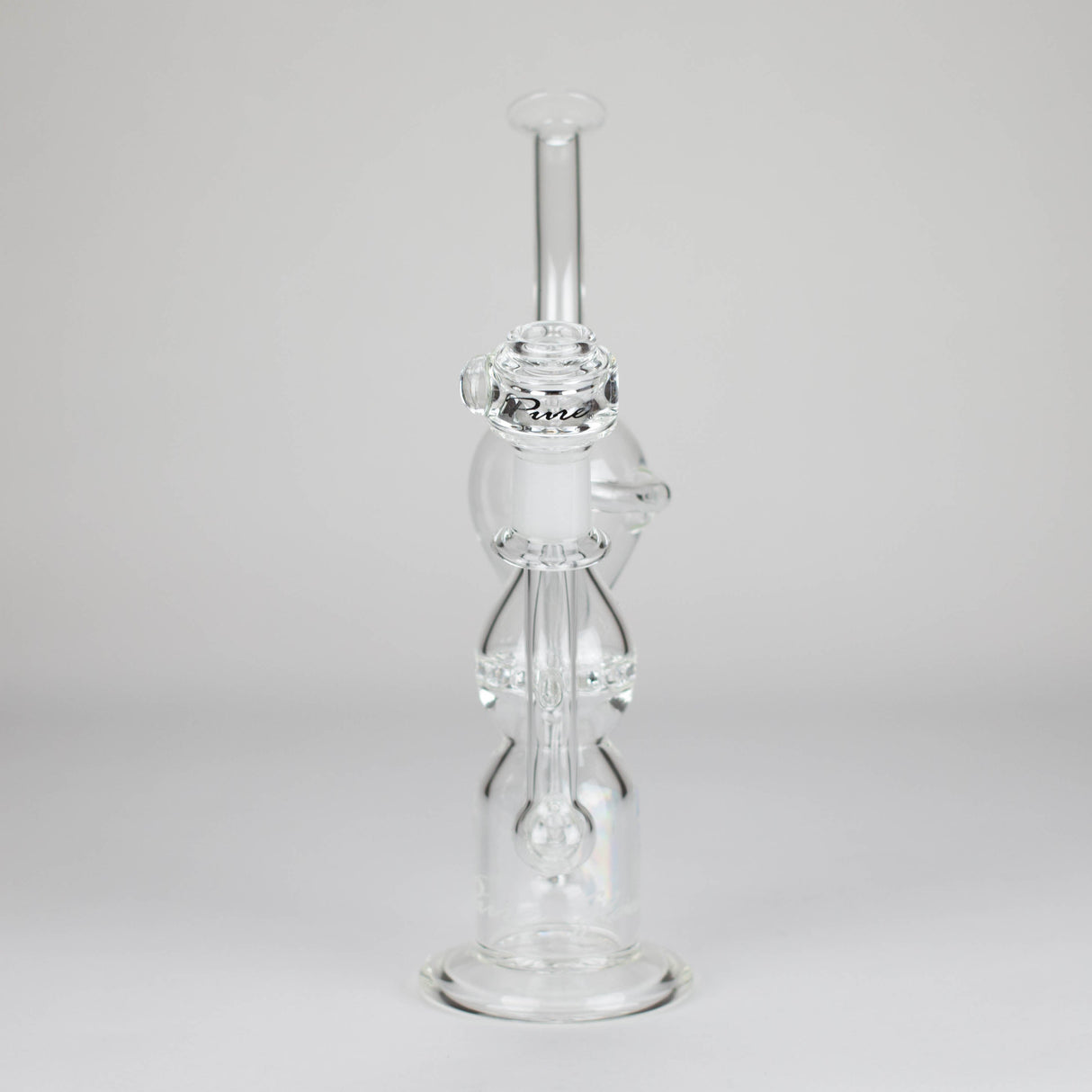 Pure Glass | 12" Infinity Recycler - Flower and Dab Glass Rig PINNACLE DISTRIBUTORS INC.