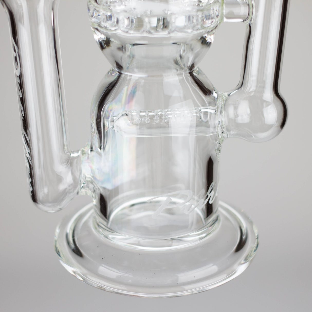 Pure Glass | 12" Infinity Recycler - Flower and Dab Glass Rig PINNACLE DISTRIBUTORS INC.