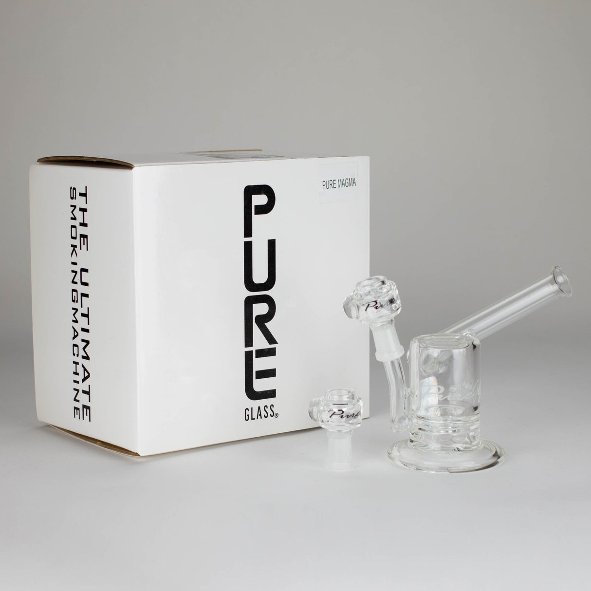 Pure Glass | 5" Magma Ring Perc - Flower and Dab Glass Rig PINNACLE DISTRIBUTORS INC.