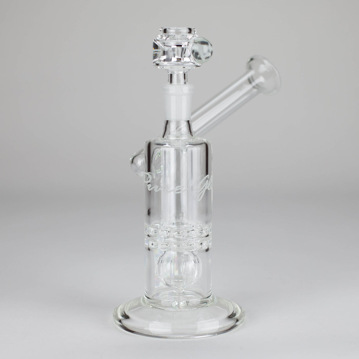Pure Glass | 7" Mini Torus - Female 14mm Glass Bong PINNACLE DISTRIBUTORS INC.