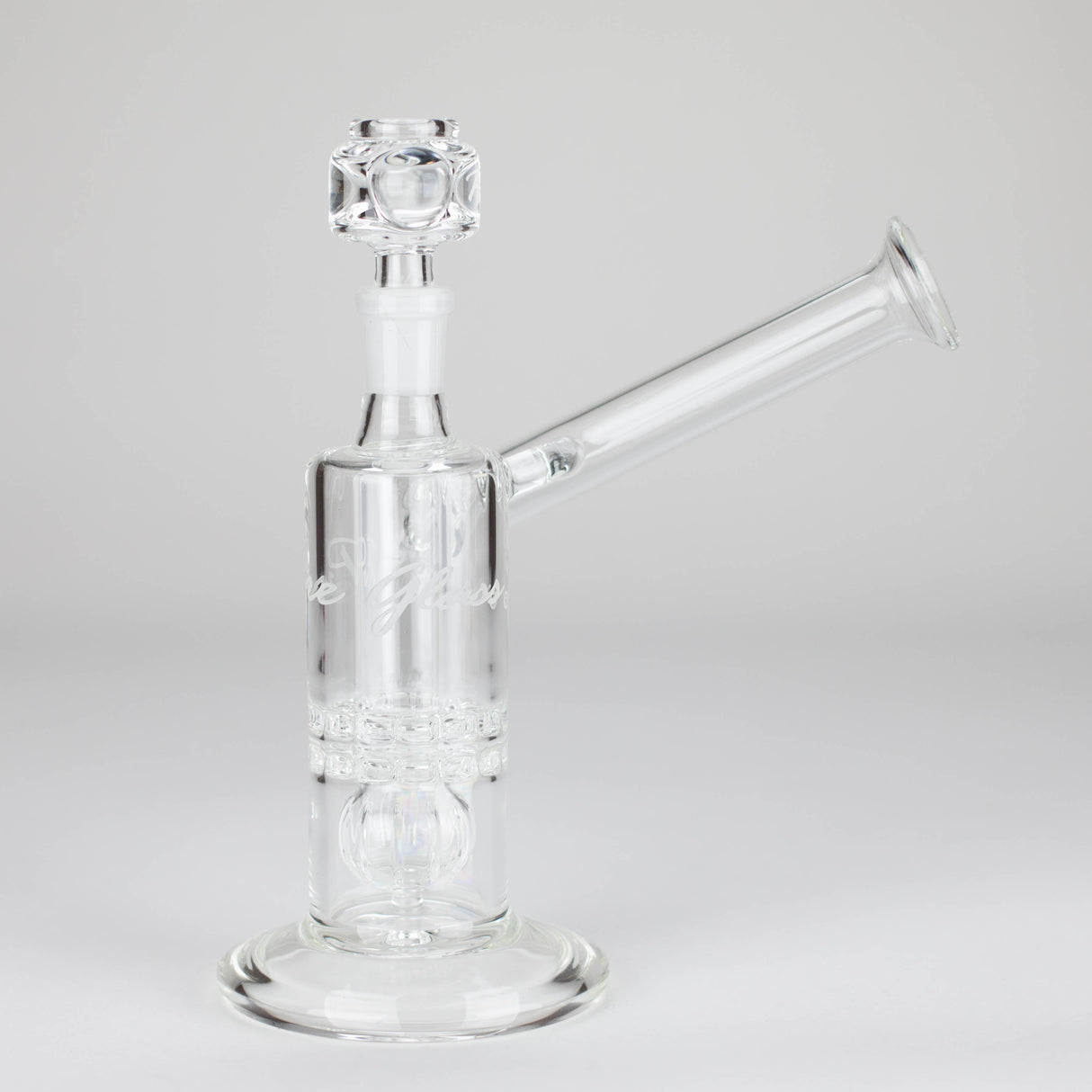 Pure Glass | 7" Mini Torus - Female 14mm Glass Bong PINNACLE DISTRIBUTORS INC.