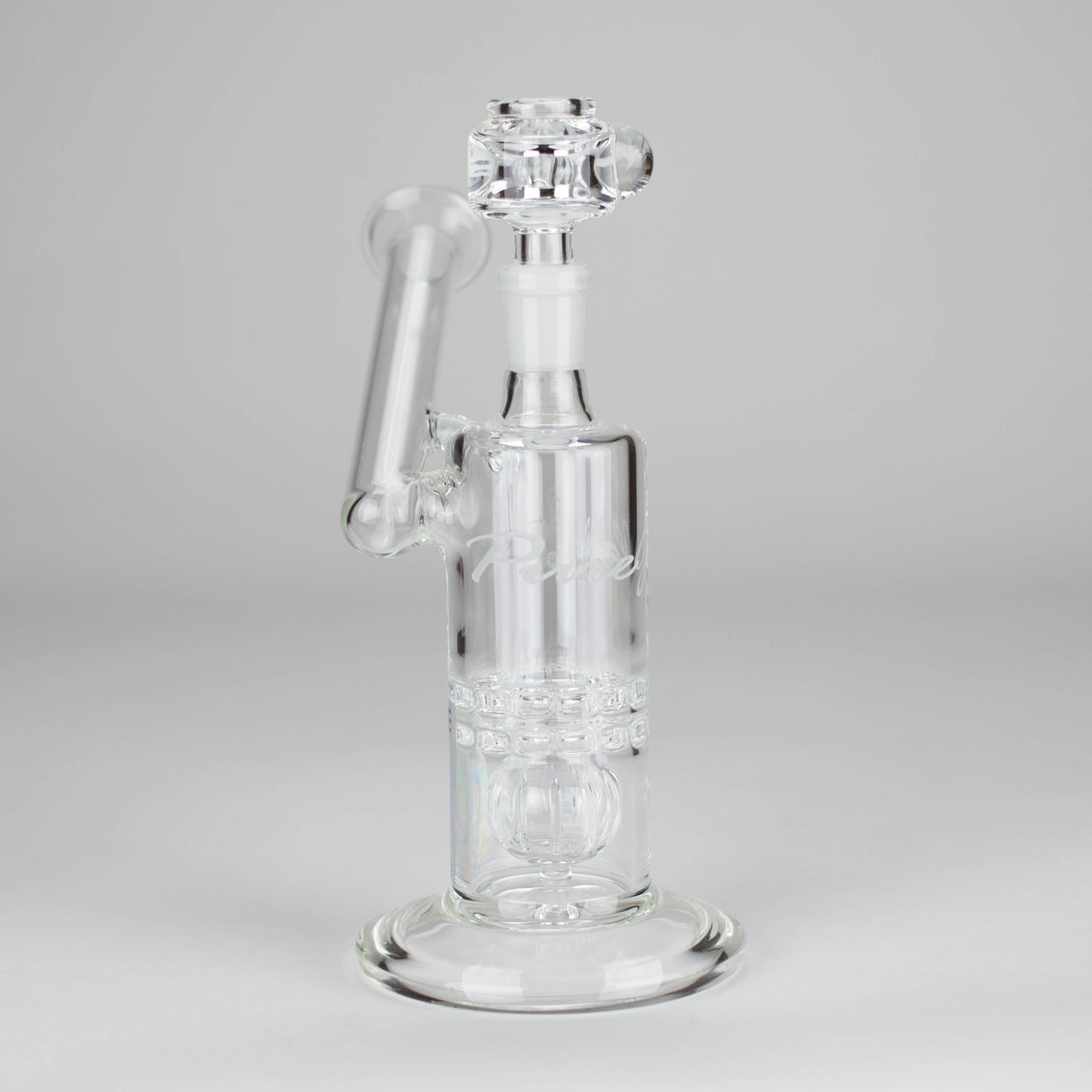 Pure Glass | 7" Mini Torus - Female 14mm Glass Bong PINNACLE DISTRIBUTORS INC.