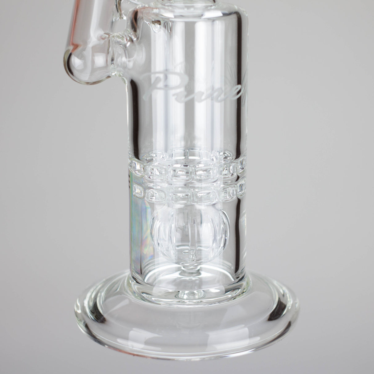 Pure Glass | 7" Mini Torus - Female 14mm Glass Bong PINNACLE DISTRIBUTORS INC.
