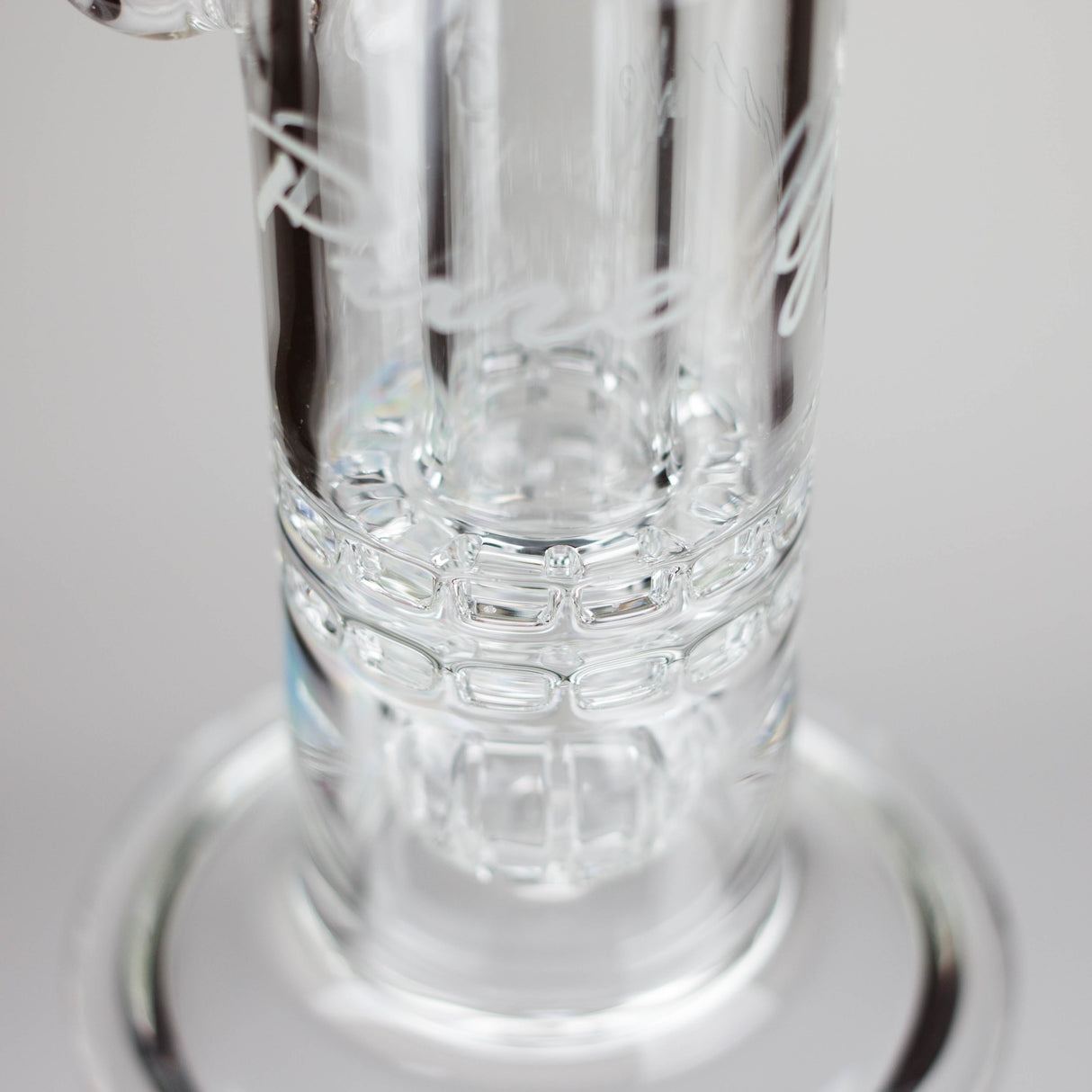 Pure Glass | 7" Mini Torus - Female 14mm Glass Bong PINNACLE DISTRIBUTORS INC.