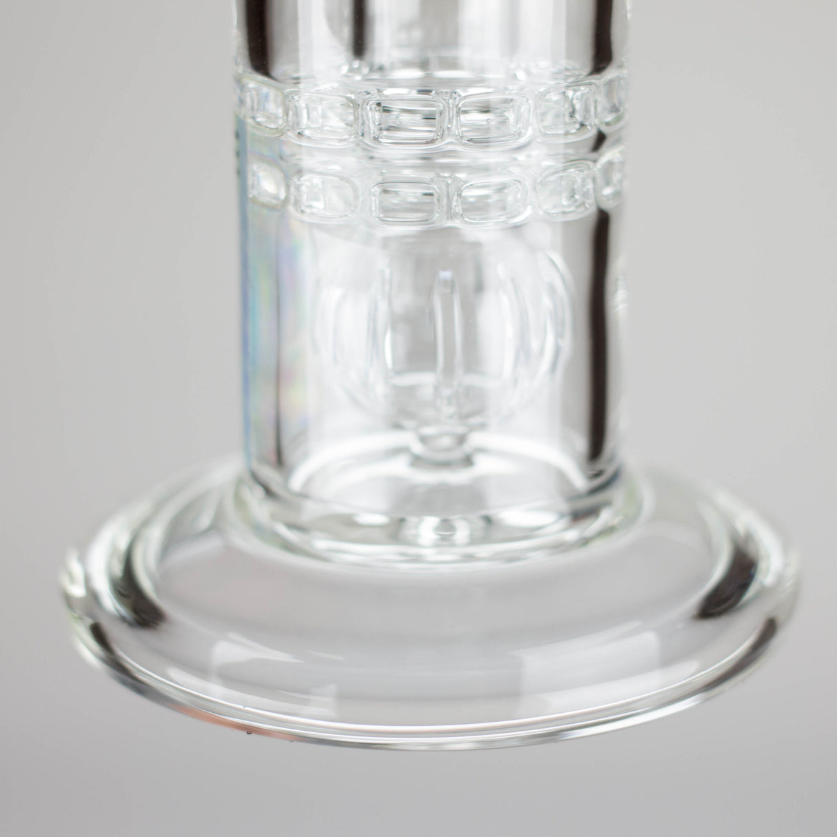 Pure Glass | 7" Mini Torus - Female 14mm Glass Bong PINNACLE DISTRIBUTORS INC.