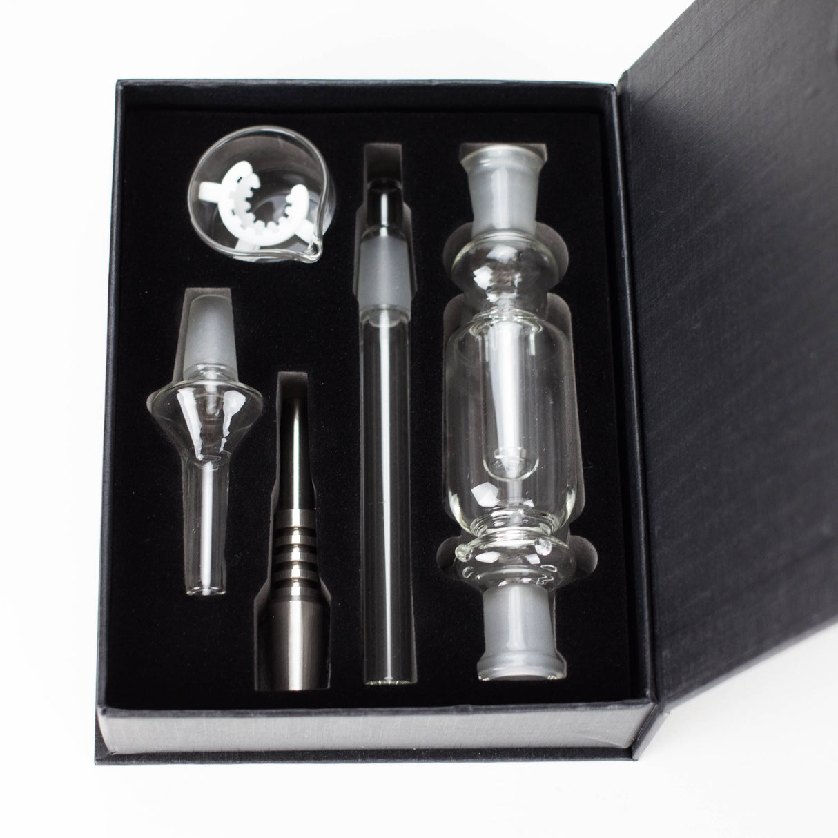 6" 14mm Nectar Collector Set + Dish Nectar Collector PINNACLE DISTRIBUTORS INC.