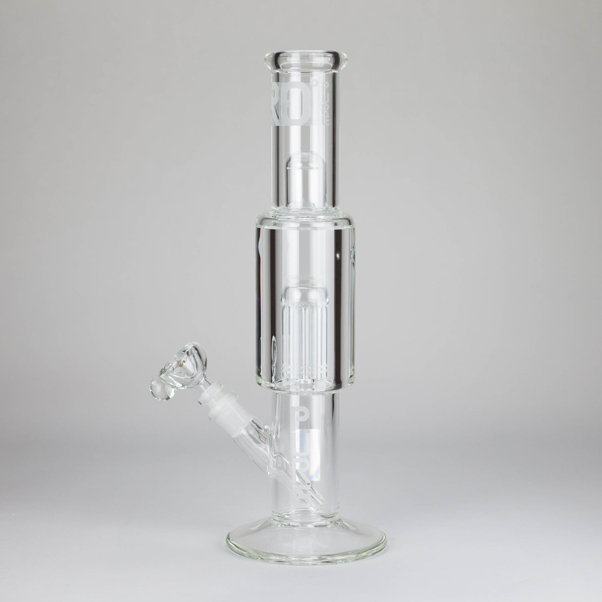 Pure Glass | 15" Zero-T Freezable 8-Tree Glass Bong PINNACLE DISTRIBUTORS INC.