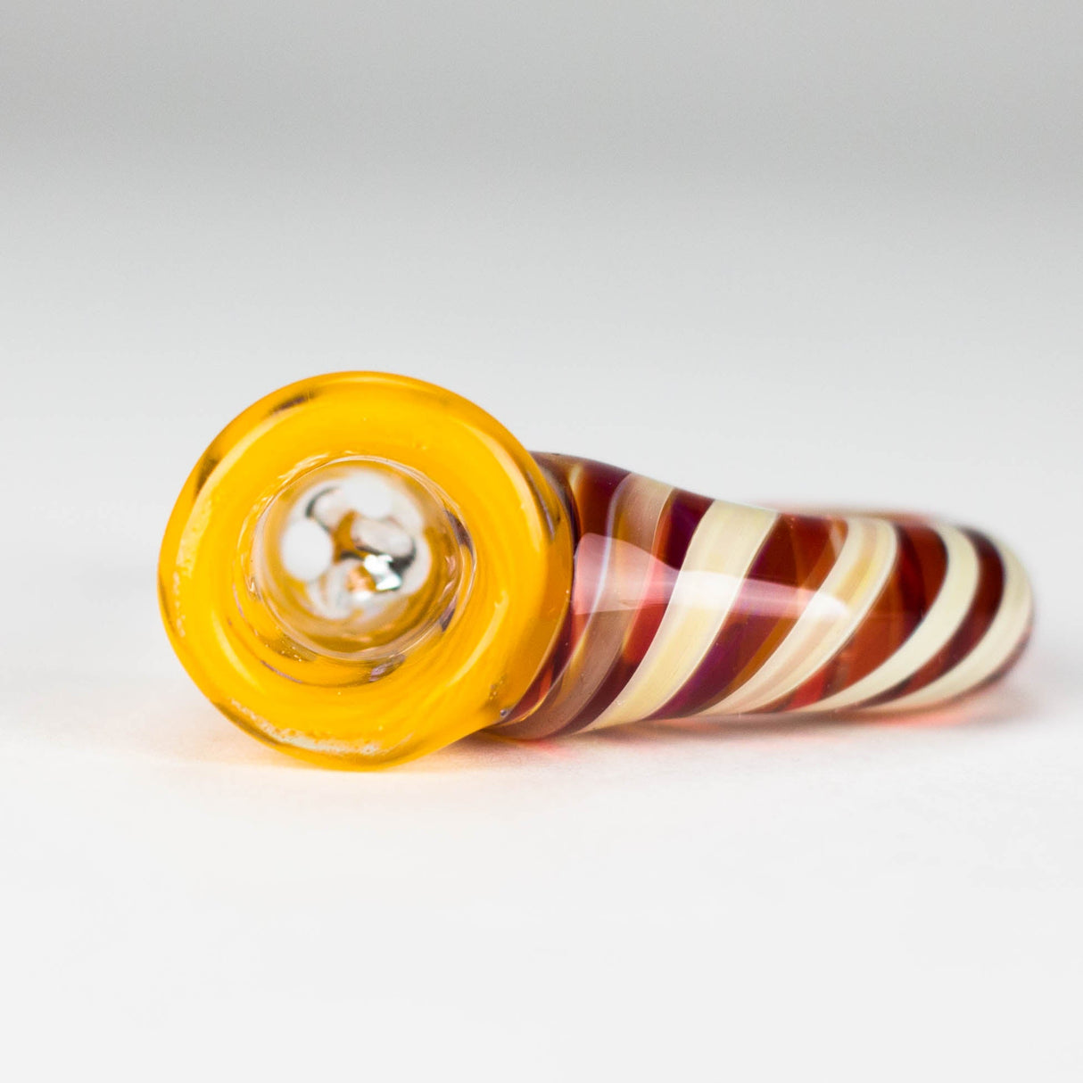 Shine Glassworks | 14mm 3 Hole Vacstack Bowl with Horn - Made in Canada Bowl · Banger · Oil Burner Smoking Cat Distribution