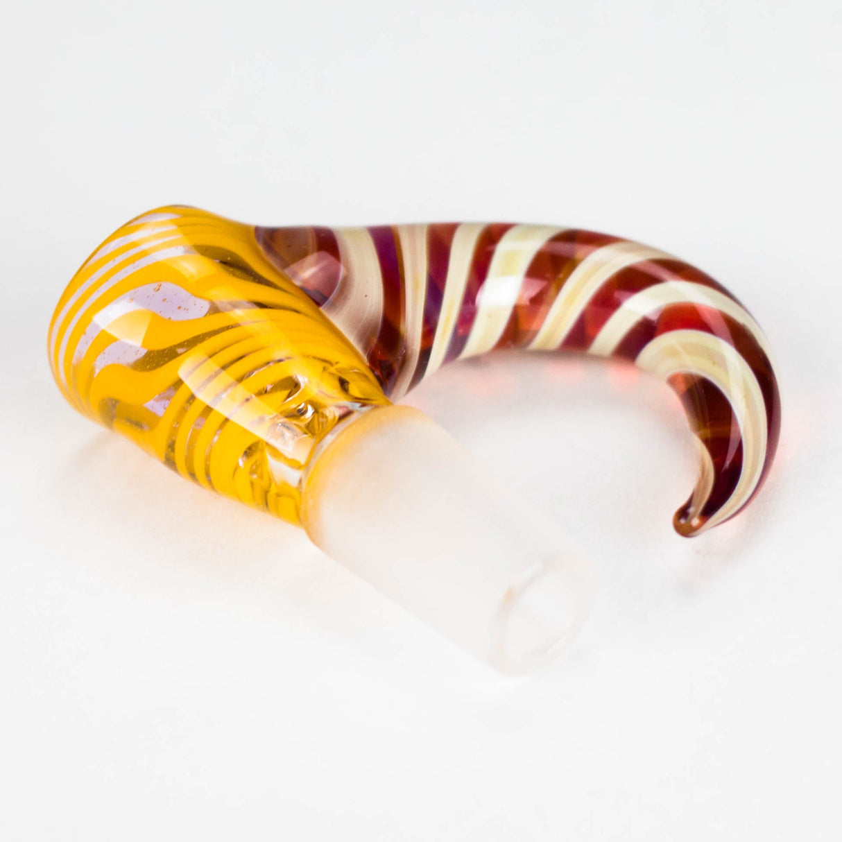 Shine Glassworks | 14mm 3 Hole Vacstack Bowl with Horn - Made in Canada Bowl · Banger · Oil Burner Smoking Cat Distribution