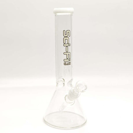 12“ 4mm Color Assorted Beaker Bong Glass Bong Super Supplys Inc White