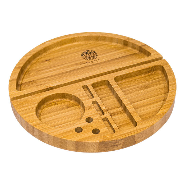 Maze® | Circlet Bamboo 10X10 Rolling Tray Tray Maple Craft Inc