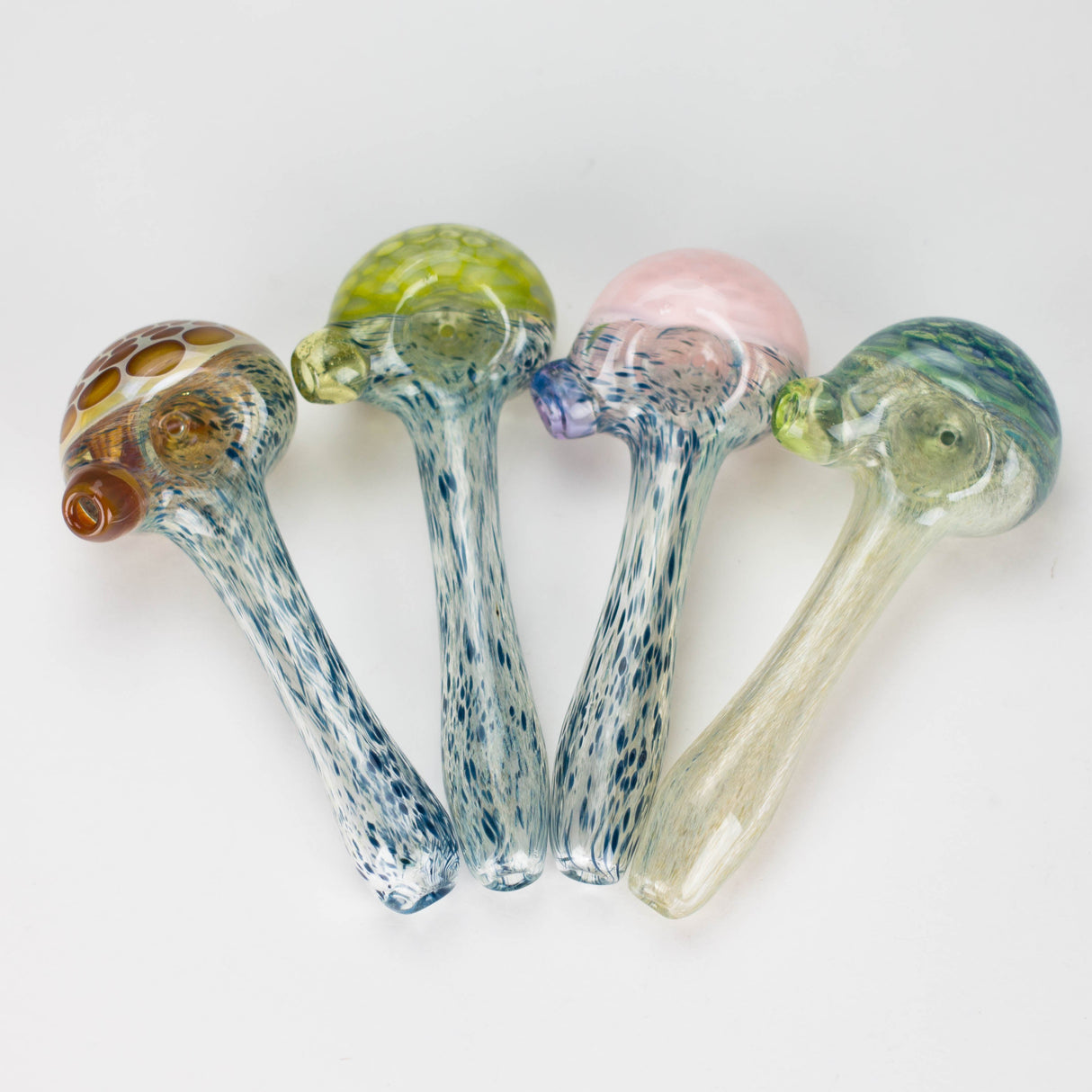 Shine Glassworks | Frit Honeycomb Pipe - Made in Canada Glass Pipe Smoking Cat Distribution