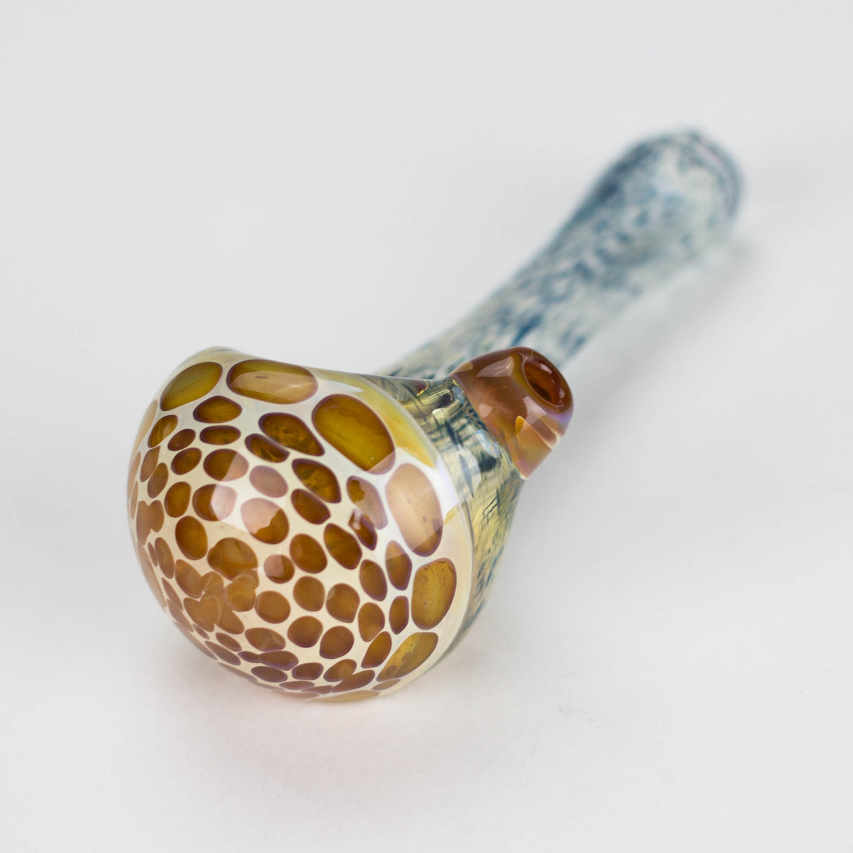 Shine Glassworks | Frit Honeycomb Pipe - Made in Canada Glass Pipe Smoking Cat Distribution