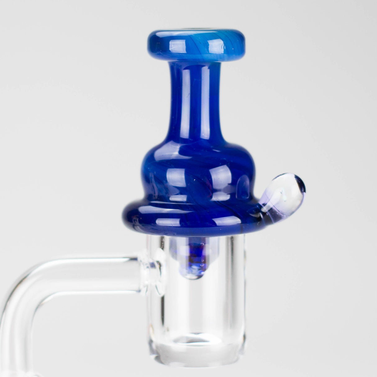 Shine Glassworks | Fume Coloured Carb Cap with Micro Opal - Made in Canada Cap · Dabber · Insert · Clip · Nail Smoking Cat Distribution Blue