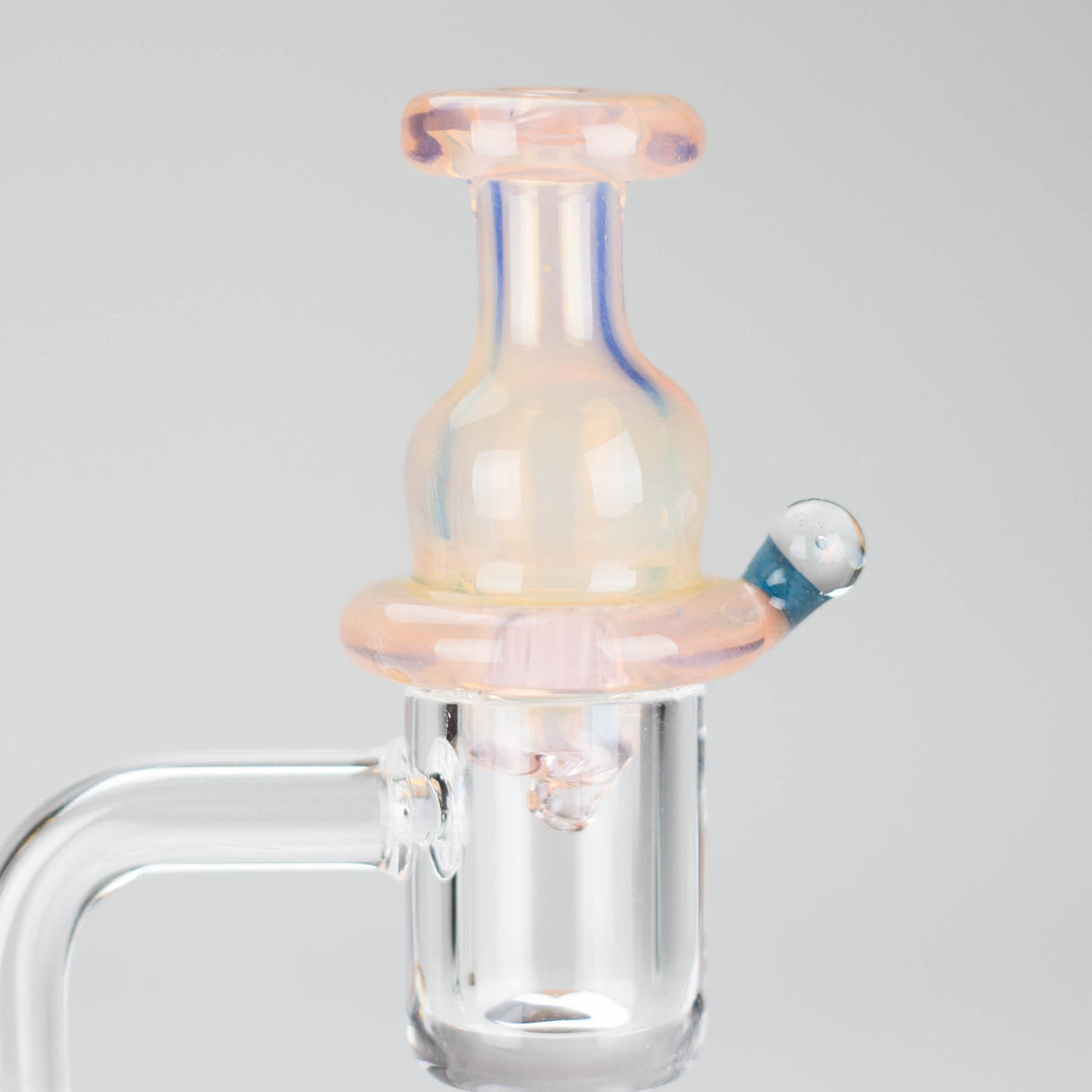 Shine Glassworks | Fume Coloured Carb Cap with Micro Opal - Made in Canada Cap · Dabber · Insert · Clip · Nail Smoking Cat Distribution Yellow