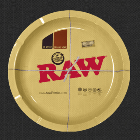 RAW Round Metal Rolling Tray Tray NIBO Distribution