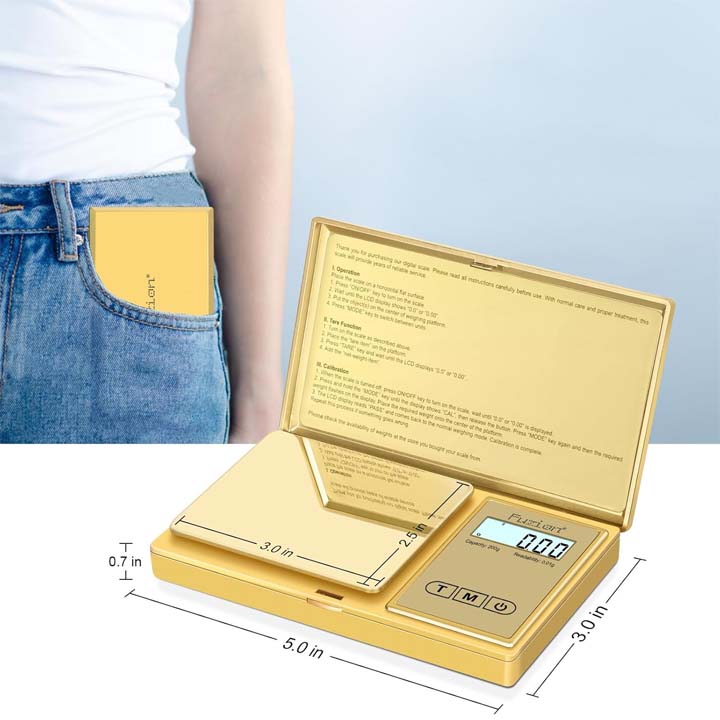 Fuzion Digital Pocket Scale, 200g x 0.01g Scale Super Supplys Inc