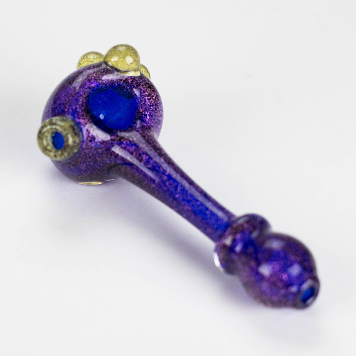 Shine Glassworks | 4" Dichroic Handpipe - made in Canada Glass Pipe Smoking Cat Distribution