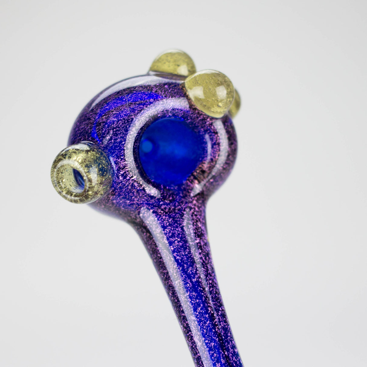 Shine Glassworks | 4" Dichroic Handpipe - made in Canada Glass Pipe Smoking Cat Distribution
