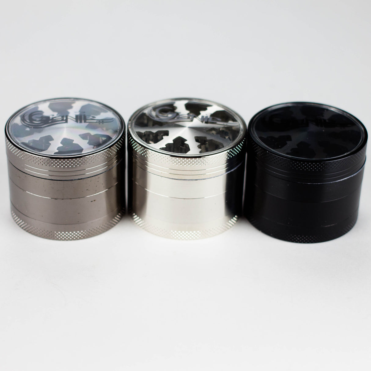 Genie | Clear Top Med 4pts Grinder Box of 6 Display Pack JJ Distribution