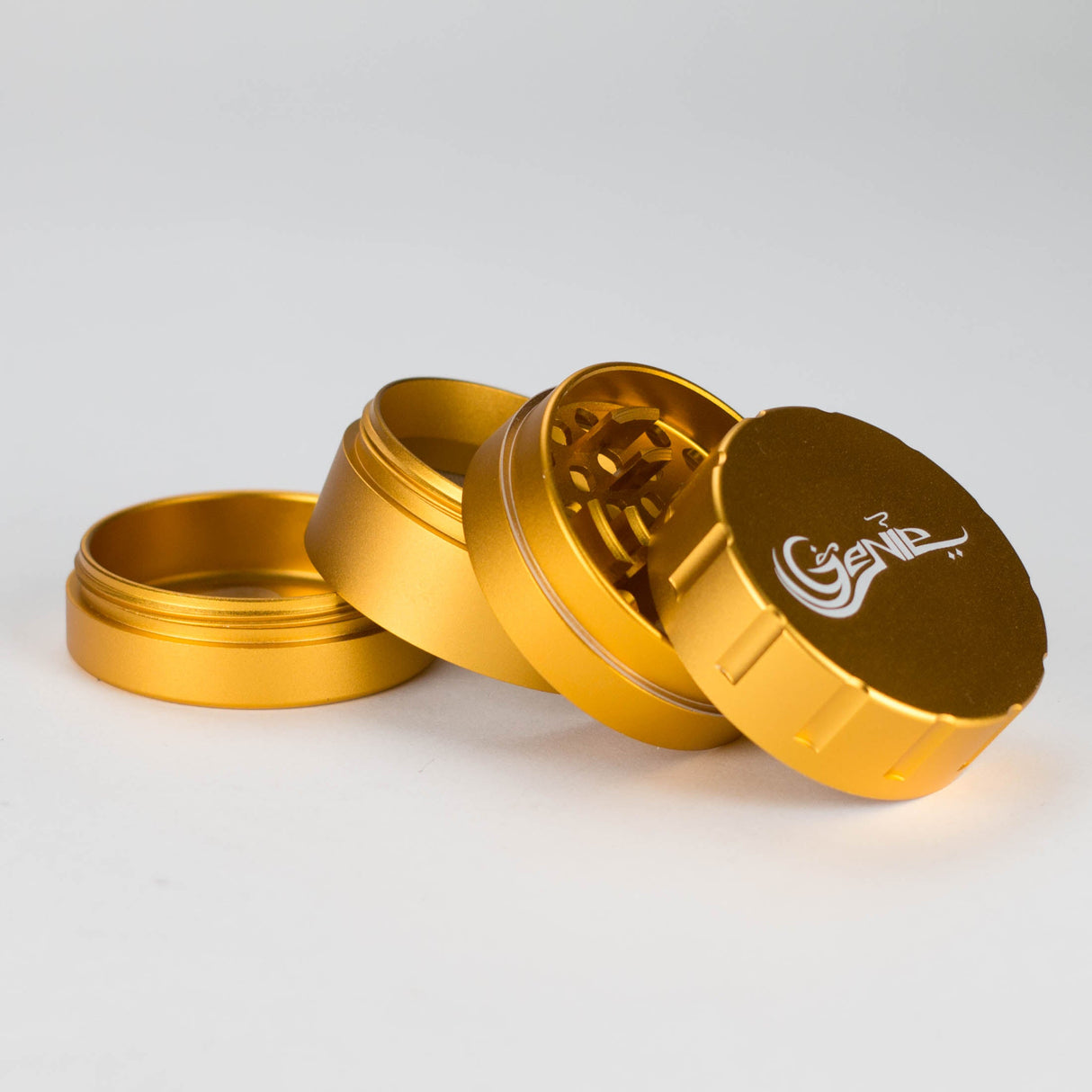 Genie | Aluminium 4pts Grinder Box of 6 Display Pack JJ Distribution