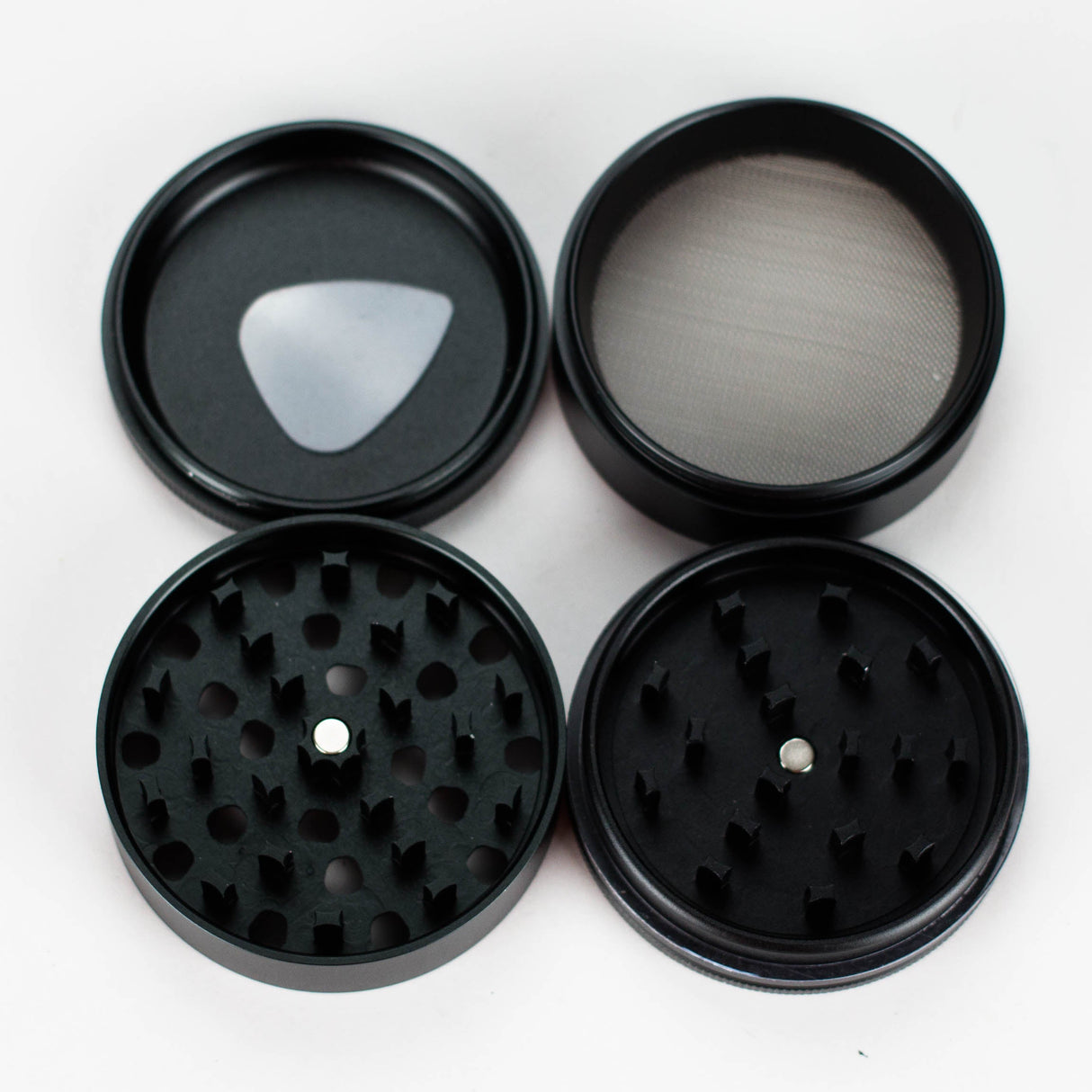 Genie | Metal Simple 4pts Grinder Box of 6 Display Pack JJ Distribution