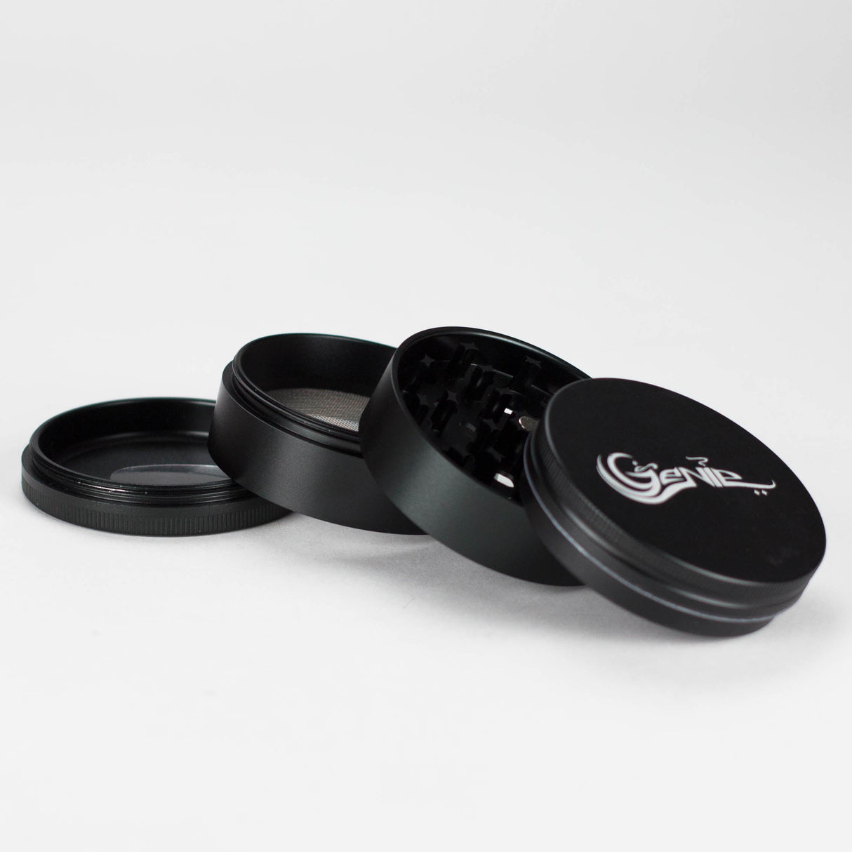 Genie | Metal Simple 4pts Grinder Box of 6 Display Pack JJ Distribution