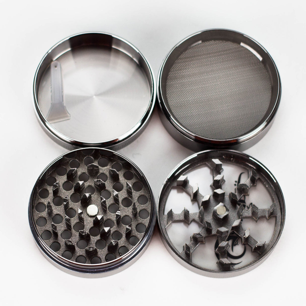 Genie | Clear Top Med 4pts Grinder Box of 6 Display Pack JJ Distribution