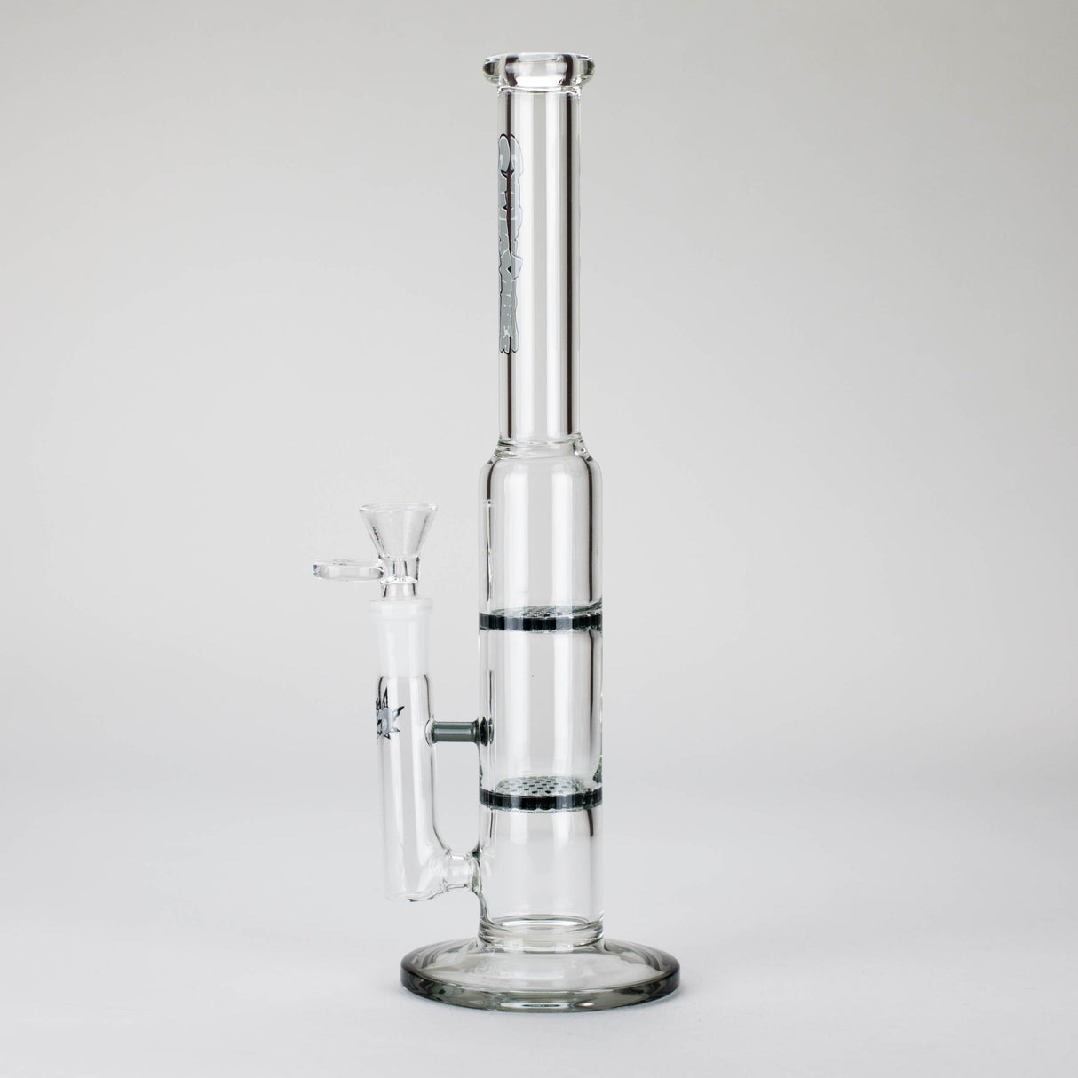Ganjavibes | 11" Double Honeycomb Percolator Glass Bong Glass Bong Maple Craft Inc